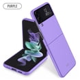 thumbnail image 1 of SaniMore Case for Samsung Galaxy Z Flip 4 6.7" 2022, Rugged Frosted PC Backplane Anti-shock Anti-drop Anti-greasy 360° Full Protective Slim Lightweight Case For Samsung Z Flip 4,  Purple, 1 of 7