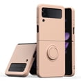 thumbnail image 1 of SaniMore Case for Samsung Galaxy Z Flip 4 6.7" 2022, Shockproof TPU Backplane & Hidden 360 Degree Rotating Kickstand Magnetic Car Mount Shock Absorption Anti-fall Full-protective Shell, Pink, 1 of 8