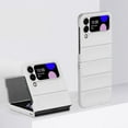 thumbnail image 1 of SaniMore Case for Samsung Galaxy Z Flip 5 6.7" 2023, Ultra-slim Lightweight Hinge Protection Tough PC Backplane Anti-scratch Shockproof Anti-drop Shell for Samsung Galaxy Z Flip 5, White, 1 of 10