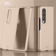 thumbnail image 1 of SaniMore Case for Samsung Galaxy Z Fold 4 7.6" 2022, Rugged Frosted PC Backplane Anti-shock Anti-drop Anti-greasy 360° Full Protective Slim Lightweight Case For Samsung Galaxy Z Fold 4, Gold, 1 of 9