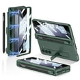 thumbnail image 1 of SaniMore Case for Samsung Galaxy Z Fold 5 7.6" 2023, Magnetic Pen Slot Hinge Protection Foldable Bracket [HD Tempered Film Screen Protctor] Full Protection Shockproof Stand Shell, Darkgreen, 1 of 10