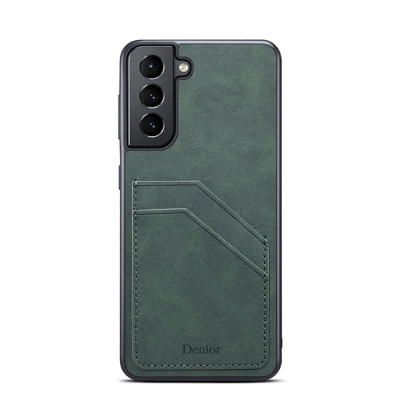 SaniMore Case for Samsung Galay S23 6.1" 2023 Release, Ultra-thin Lightweight PU Leather Skin Card Slots Shockproof TPU Bumper Anti-drop Rugged Cover For Samsung Galaxy S23 6.1" 2023, Green