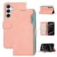 thumbnail image 1 of SaniMore Case Wallet for Samsung Galaxy A35, RFID Blocking PU Leather Kickstand Flip Cover with 3 Card Slots [TPU Protective Interior Shell], Magnetic Folio Compatible with Samsung A35, Pink, 1 of 6