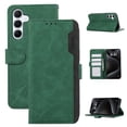 thumbnail image 1 of SaniMore Case Wallet for Samsung Galaxy S23 FE, RFID Blocking PU Leather Kickstand Flip Cover with 3 Card Slots [TPU Protective Interior Shell], Magnetic Folio Compatible with Samsung S23 FE, Green, 1 of 6