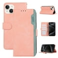 thumbnail image 1 of SaniMore Case Wallet for iPhone 14, RFID Blocking PU Leather Kickstand Flip Cover with 3 Card Slots [TPU Protective Interior Shell], Magnetic Folio Compatible with iPhone 14, Pink, 1 of 9