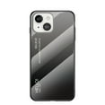 thumbnail image 1 of SaniMore Case for iPhone 15 6.1" 2023, Rugged PC Back Shock Absorbing Ultra-Thin Gradient Glass Anti-Fall Protective Shell for iPhone 15, Gray, 1 of 11