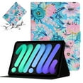 thumbnail image 1 of SaniMore Case for iPad 10th Generation 10.9" 2022, PU Leather Fashion Case with Auto Wake/Sleep Magnetic Closure Kickstand Shockproof Full Protective Case for iPad 10th Gen 10.9" 2022, Pink Flowers, 1 of 8