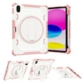 thumbnail image 1 of SaniMore Case for for iPad 10th Generation 10.9" 2022, Pen Holder + Hidden Kickstand Lens Protetcion Anti-drop Shockproof Heavy Duty Protective Cover for iPad 10th, Pink, 1 of 6