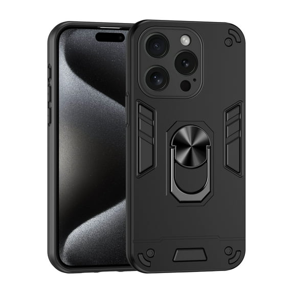 SaniMore Case for iPhone 12 Pro, Magnetic Car Mount 4ft Drop Tested Military Grade Protective Shockproof Anti-fall Rugged Rotating Bracket Anti-slip Shell for iPhone 12 Pro (6.1" 2020), Black