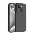 thumbnail image 1 of SaniMore Case for iPhone 13, Enhanced Camera Protection - Soft Liquid Silky Silicone Cover - Slim Fit Protective Phone Cover  Anti-Scratch Microfiber Lining Inside, Grey, 1 of 10