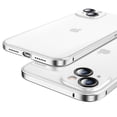 thumbnail image 1 of SaniMore Case for iPhone 14 (6.1" 2022), Aluminum Alloy PC Clear Frosted Shell [Lens Protective Ring] Shockproof Anti-fall Anti-fingerprint Rugged Skin-feel Shell for iPhone 14, Sliver, 1 of 9