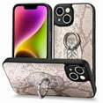 thumbnail image 1 of SaniMore Case for iPhone 14 6.1" 2022, Python Pattern Skin Lens All-inclusive 360 Degree Ratating Kickstand Anti-scratch Slim Lightweight Wireless Charging Fashion Luxury Shell For iPhone 14, Gray, 1 of 11