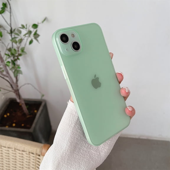 SaniMore Case for iPhone 14 6.1" 2022 Release, Matte Wera-resistant Anti-scratch Back Cover Ultra-thin Lightweight Shockproof Lens All-inclusive Luxury Fashion Cover for iPhone 14, Mint