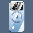 thumbnail image 1 of SaniMore Case for iPhone 14 6.1" 2022 with Wireless Charging, Crystal-clear Lens All-inclusive Shockproof Drop Resistant Anti-yellow Magnetic Slim Magnetic Anti-fingerprint Shell For iPhone 14, Blue, 1 of 13