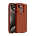 thumbnail image 1 of SaniMore Case for iPhone 14, Enhanced Camera Protection - Soft Liquid Silky Silicone Cover - Slim Fit Protective Phone Cover  Anti-Scratch Microfiber Lining Inside, Winered, 1 of 11