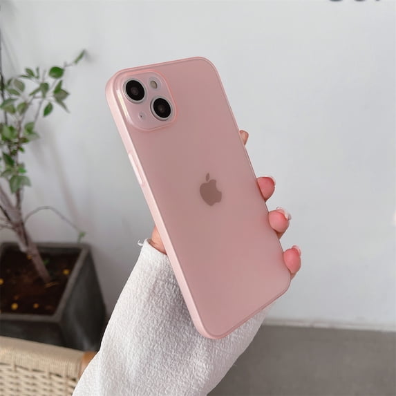 SaniMore Case for iPhone 14 Plus 6.6" 2022 Release, Matte Wera-resistant Anti-scratch Back Cover Ultra-thin Lightweight Shockproof Lens All-inclusive Luxury Fashion Cover For iPhone 14 Plus, Pink