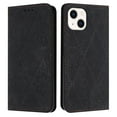 thumbnail image 1 of SaniMore Case for iPhone 14 Plus 6.7" 2022, [Card Slots + Cash Pocket + Removeable Wrist Strap] PU Leather Embossed Totem Girly Kickstand 360° All-around Protective Wallet Shell, Black, 1 of 7