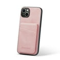 thumbnail image 1 of SaniMore Case for iPhone 14 Plus 6.7" 2022 with RFID Blocking Card Holder & Flip Kickstand, PU Leather Shockproof Anti-fall Protective Retro Durable Cover for Men Women, Pink, 1 of 5
