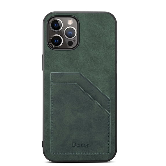 SaniMore Case for iPhone 14 Plus 6.7" 2022 Release, Ultra-thin Lightweight PU Leather Skin Card Slots Shockproof TPU Bumper Anti-drop Rugged Cover For iPhone 14 Plus 6.7" 2022, Green