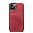 thumbnail image 1 of SaniMore Case for iPhone 14 Plus 6.7" 2022 Release, Ultra-thin Lightweight PU Leather Skin Card Slots Shockproof TPU Bumper Anti-drop Rugged Cover For iPhone 14 Plus 6.7" 2022, Red, 1 of 8