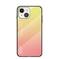 thumbnail image 1 of SaniMore Case for iPhone 14 Plus 6.7" 2022, Rugged PC Back & TPU Bumpers 3-Layer Shock Absorbing Ultra-Thin Gradient Glass Anti-Fall Shock Absorption Shell for iPhone 14 Plus, Yellow, 1 of 8
