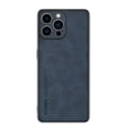 thumbnail image 1 of SaniMore Case for iPhone 14 Pro (2022), Luxury PU Leather Lens Protection Metal Hidden Bracket Slim Lightweight Shockproof Anti-fall Bumper Drop Resistant Shell for iPhone 14 Pro - Navyblue, 1 of 9