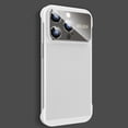 thumbnail image 1 of SaniMore Case for iPhone 14 Pro (6.1" 2022), Heat Dissipation No-bumper Design Ultra-slim, Large Visual Window Durable Carbon Fiber Texture Frameless Matte Hard Cover For iPhone 14 Pro, White, 1 of 6