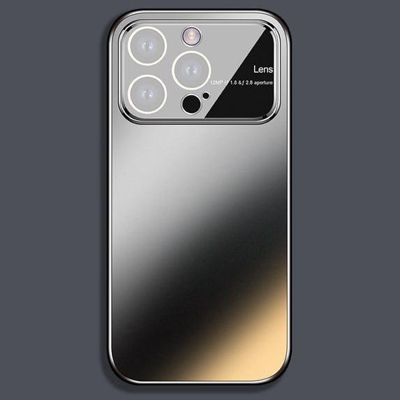SaniMore Case for iPhone 14 Pro (6.1" 2022), Matte Anti-scratch PC Backplane Ultra-slim Anti-slip Shockproof Anti-drop Glass Lens Cover Full Body Protective Shell For iPhone 14 Pro, Black