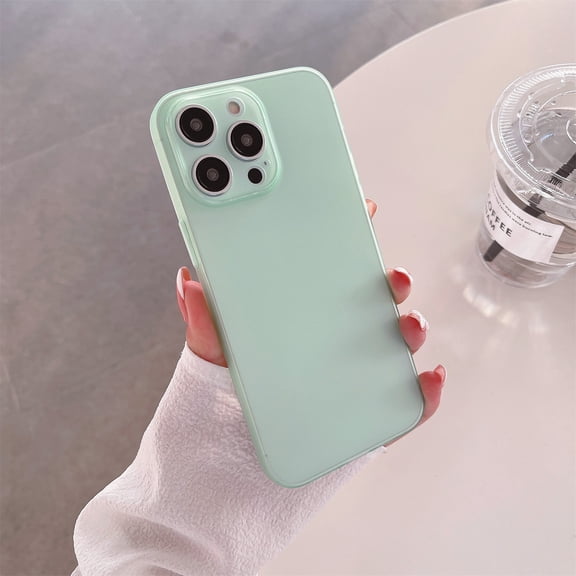 SaniMore Case for iPhone 14 Pro 6.1" 2022 Release, Matte Wera-resistant Anti-scratch Back Cover Ultra-thin Lightweight Shockproof Lens All-inclusive Luxury Fashion Cover, Mint