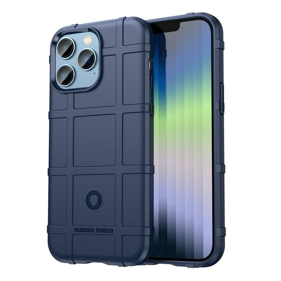 SaniMore Case for iPhone 14 Pro 6.1" 2022, Rugged Heavy Duty Protective Cover Anti-slip Drop-proof Slim Lightweight Anti-scratch 360° Full Protective Cover For iPhone 14 Pro, Blue