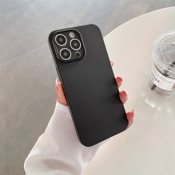 SaniMore Case for iPhone 14 Pro Max 6.6" 2022 Release, Matte Wera-resistant Anti-scratch Back Cover Ultra-thin Lightweight Shockproof Lens All-inclusive Luxury Fashion Cover, Black