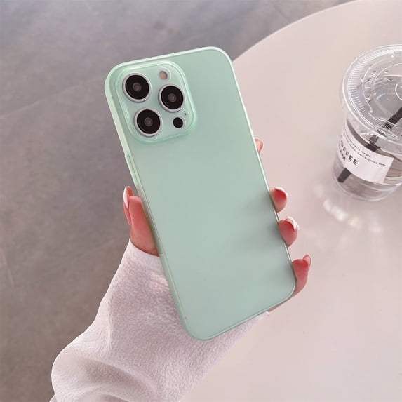 SaniMore Case for iPhone 14 Pro Max 6.6" 2022 Release, Matte Wera-resistant Anti-scratch Back Cover Ultra-thin Lightweight Shockproof Lens All-inclusive Luxury Fashion Cover, Mint