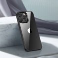 thumbnail image 1 of SaniMore Case for iPhone 14 Pro Max (6.7" 2022), High-quality Crystal-clear PC Backplane [Anti-scratch No-yellowing] Strong Drop Resistant Shockproof Bumper Wireless Charging Anti-slip Cover, Black, 1 of 6