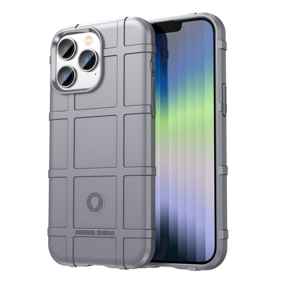 SaniMore Case for iPhone 14 Pro Max 6.7" 2022, Rugged Heavy Duty Protective Cover Anti-slip Drop-proof Slim Lightweight Anti-scratch 360°Full Protective CoverFor iPhone 14 Pro Max, Gray
