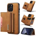 thumbnail image 1 of SaniMore Case for iPhone 14 Pro Max 6.7", Retro PU Leather Case Soft TPU Inner Detachable Magnetic Folding Card Pocket Flip Kickstand Anti-drop Shockproof Protectiive Case For iPhone 14 Pro Max, Brown, 1 of 9