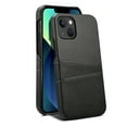 thumbnail image 1 of SaniMore Case for iPhone 15 6.1" 2023, Card Slots [Up to 2] Wear-resistant PU Leather Skin Shockproof PC Backplane Anti-fall Slim Lightweight Shell for iPhone 15, Black, 1 of 8