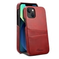 thumbnail image 1 of SaniMore Case for iPhone 15 Plus 6.7" 2023, Card Slots [Up to 2] Wear-resistant PU Leather Skin Shockproof PC Backplane Anti-fall Slim Lightweight Shell for iPhone 15 Plus, Red, 1 of 8