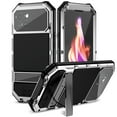 thumbnail image 1 of SaniMore Case for iPhone 15 Plus 6.7" 2023, [Hidden Bracket & Tempered Glass Screen Protector] Wireless Charging Hybird Heavy Duty Protective Tough Shockproof Anti-drop Shell for iPhone 15 Plus,Silver, 1 of 8