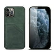 thumbnail image 1 of SaniMore Case for iPhone 15 Pro (6.1" 2023 Release), Ultra-thin Lightweight PU Leather Skin Card Slots Shockproof TPU Bumper Anti-drop Rugged Cover for iPhone 15 Pro (6.1" 2023), Green, 1 of 3