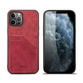 thumbnail image 1 of SaniMore Case for iPhone 15 Pro (6.1" 2023 Release), Ultra-thin Lightweight PU Leather Skin Card Slots Shockproof TPU Bumper Anti-drop Rugged Cover for iPhone 15 Pro (6.1" 2023), Red, 1 of 3