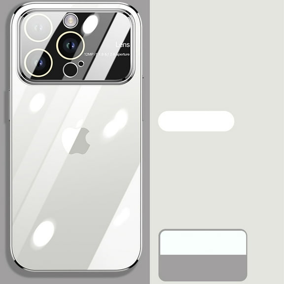 SaniMore Case for iPhone 15 Pro 6.1" 2023 with Wireless Charging, Crystal-clear Lens All-inclusive Shockproof Drop Resistant Anti-yellow Magnetic Slim Magnetic Anti-fingerprint Shell, Silver