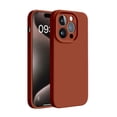 thumbnail image 1 of SaniMore Case for iPhone 15 Pro Max, Enhanced Camera Protection - Soft Liquid Silky Silicone Cover - Slim Fit Protective Phone Cover  Anti-Scratch Microfiber Lining Inside, Winered, 1 of 10