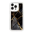 thumbnail image 1 of SaniMore Case for iPhone 15 Pro, Shockproof Ant-fall TPU Backplane Marble Stylish Pattern for Girls Women No-Yellowing Slim Lightweight for iPhone 15 Pro, Black/Gold, 1 of 11