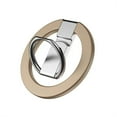 thumbnail image 1 of SaniMore Cell Phone Ring Holder Stand, 360 Degree Rotation Finger Ring Kickstand Ultra-Thin Magnetic Car Mount  Cell Phone Back Grip Foldable Stand, Gold, 1 of 10