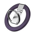 thumbnail image 1 of SaniMore Cell Phone Ring Holder Stand, 360 Degree Rotation Finger Ring Kickstand Ultra-Thin Magnetic Car Mount  Cell Phone Back Grip Foldable Stand, Purple, 1 of 10