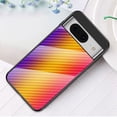 thumbnail image 1 of SaniMore Cover Compatible with Google Pixel 7A 6.1" 2023, Rugged Carbon Fiber Glass Backplane Shockproof TPU Bumper Luxury Eye-catching Anti-drop Heavy Duty Protective Cover, Gold, 1 of 11