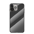 thumbnail image 1 of SaniMore Cover Compatible with iPhone 14 Pro Max 6.7" 2022, Rugged Carbon Fiber Glass Backplane Shockproof TPU Bumper Luxury Eye-catching Anti-drop Heavy Duty Protective Case, Black, 1 of 10