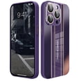 thumbnail image 1 of SaniMore Designed for iPhone 11 Pro Max Case (2019), Shockproof TPU Slim Case Built-in One-Piece Lens Film Anti-Drop Armor Protection Cover for Apple iPhone 11 Pro Max 6.5-inch, Darkpurple, 1 of 8