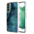 thumbnail image 1 of SaniMore Electroplated Marble Case for Samsung Galaxy S23 FE, Shockproof Protection Cover Support Magnetic Wireless Charging Soft TPU Bumper Transparent Ultra-Slim for Samsung S23 FE, Green, 1 of 8