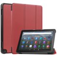 thumbnail image 1 of SaniMore for Fire HD8/HD8plus(12th generation 2022 Case, Auto Sleep/Wake Rugged PC Tri-Fold Kickstand [Support iPad 1st/3rd Pencil Charging]  Shockproof Protective Case for Women Men, Winered, 1 of 8